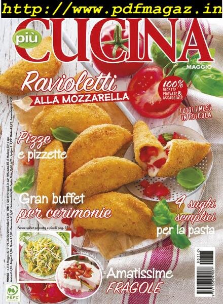 piuCUCINA – Maggio 2019 Cover