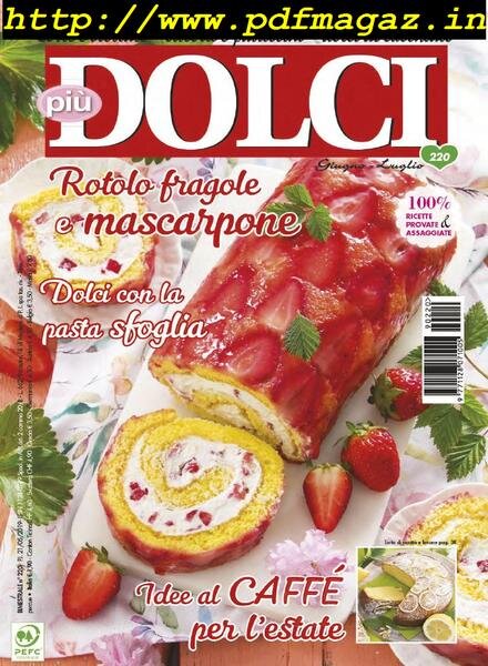 piuDOLCI – Giugno-Luglio 2019 Cover