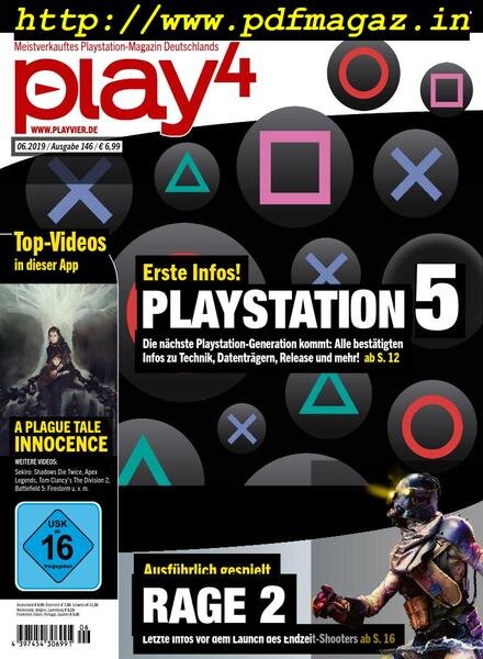 Play4 Germany – Juni 2019 Cover