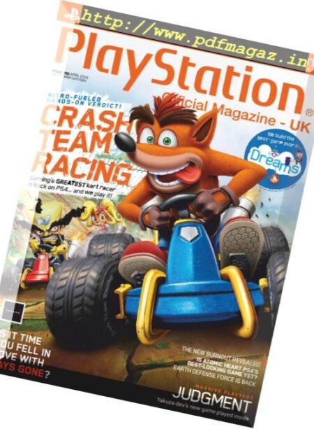 PlayStation Official Magazine UK – April 2019 Cover