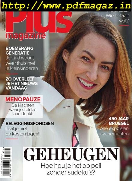 Plus Magazine Dutch Edition – April 2019 Cover