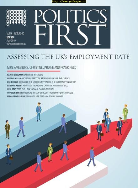 Politics First – April 2019 Cover