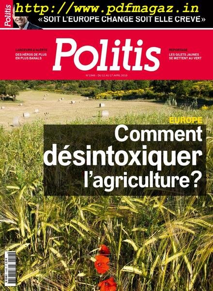 Politis – 11 avril 2019 Cover