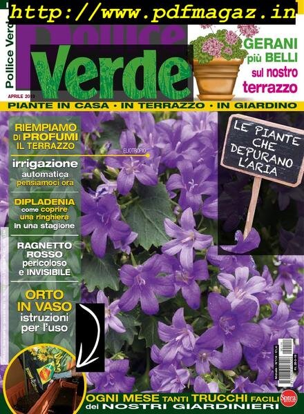 Pollice Verde – Aprile 2019 Cover