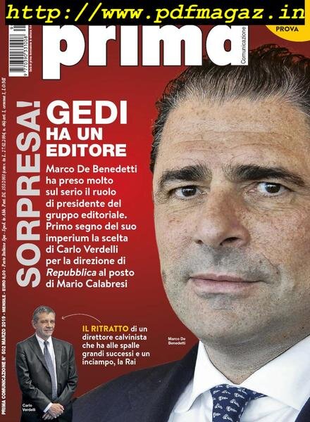 Prima Comunicazione – Marzo 2019 Cover