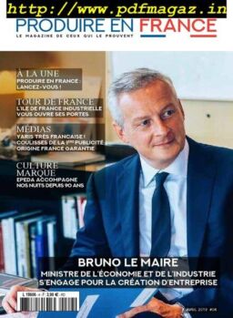 Produire en France – avril 2019