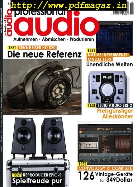 Professional Audio – April 2019 Cover