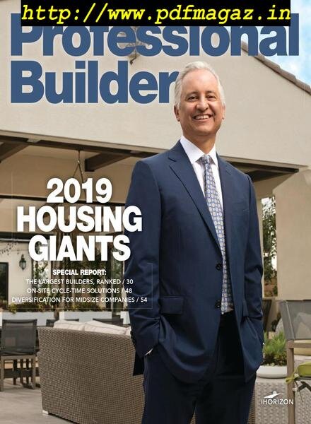 Professional Builder – May 2019 Cover