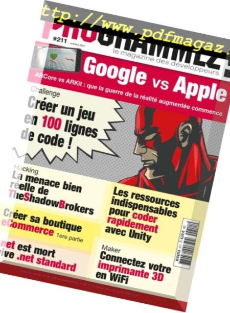 Programmez! – octobre 2017 Cover