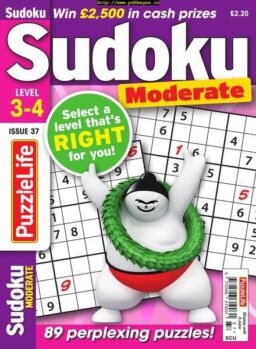PuzzleLife Sudoku Moderate – May 2019