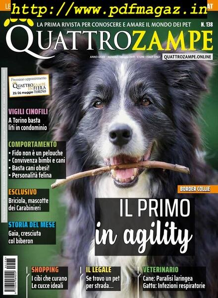 QuattroZampe – maggio 2019 Cover