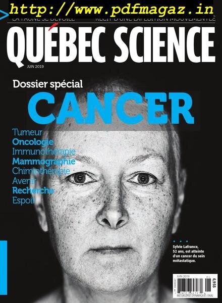 Quebec Science – Juin 2019 Cover