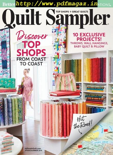 Quilt Sampler – May 2019 Cover