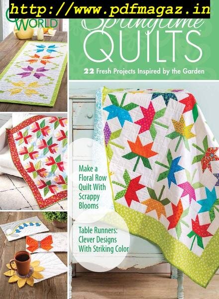 Quilter’s World – Springtime Quilts – May 2019 Cover