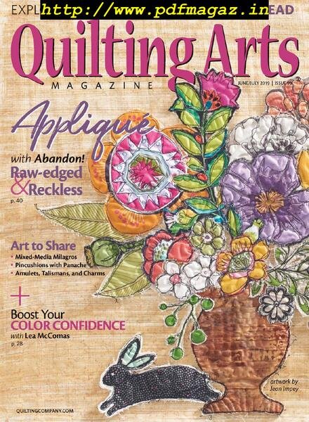 Quilting Arts – June-July 2019 Cover