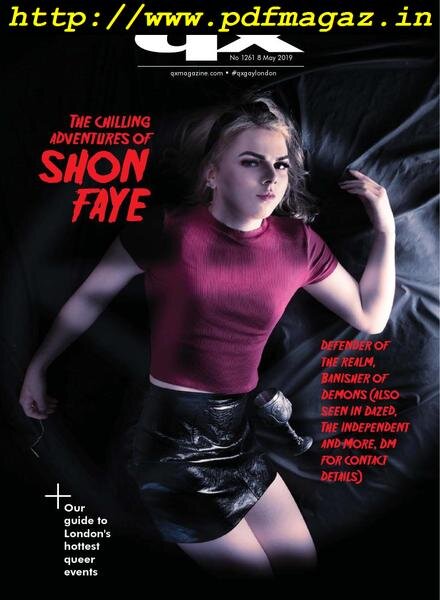 QX Magazine – 08 May 2019 Cover