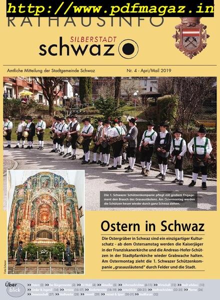 Rathausinfo – April 2019 Cover