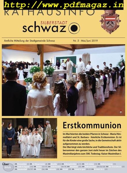 Rathausinfo – Mai 2019 Cover