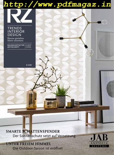 Raumausstatter Zeitschrift – April 2019 Cover