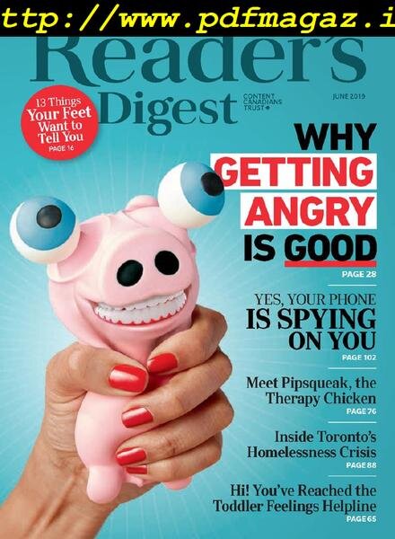 Reader’s Digest Canada – June 2019 Cover