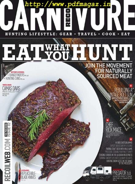RECOIL Presents Carnivore – August 2018 Cover