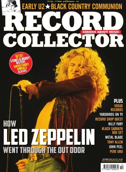 Record Collector – October 2017 Cover