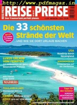 Reise und Preise – Mai-Juli 2019