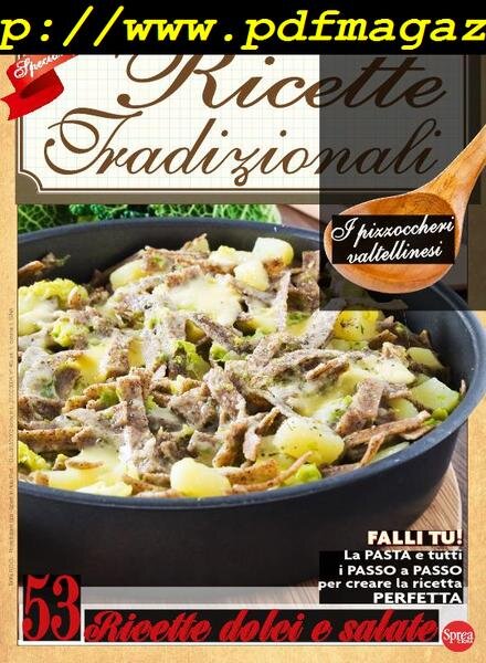 Ricette Tradizionali – Novembre 2017 Cover