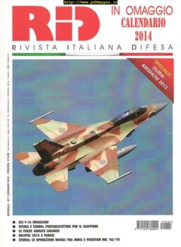 Rivista Italiana Difesa – Gennaio 2014
