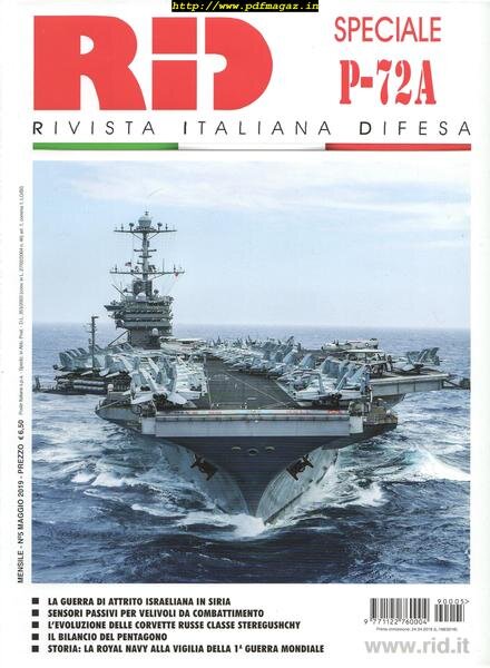 Rivista Italiana Difesa – Maggio 2019 Cover