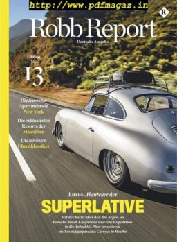 Robb Report Germany – Juni 2019