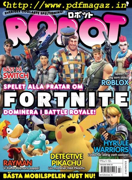 Robot – mars 2018 Cover