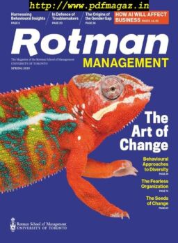 Rotman Management – April 2019