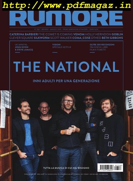 Rumore – Maggio 2019 Cover
