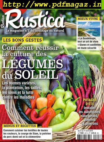 Rustica – 05 avril 2019 Cover