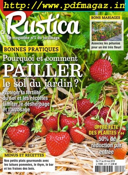 Rustica – 17 mai 2019 Cover