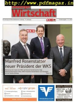 Salzburger Wirtschaft Sonderausgabe – Mai 2019