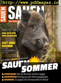 Sauen – April 2019