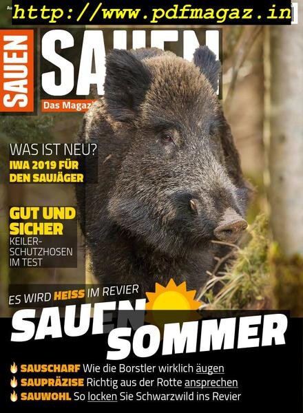 Sauen – April 2019 Cover