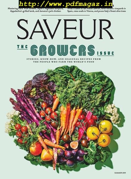 Saveur – April 2019 Cover