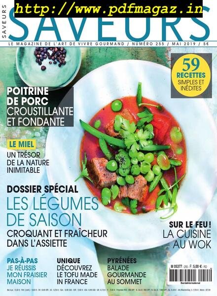 Saveurs France – Mai 2019 Cover