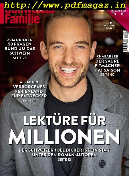 Schweizer Familie – 23 Mai 2019 Cover