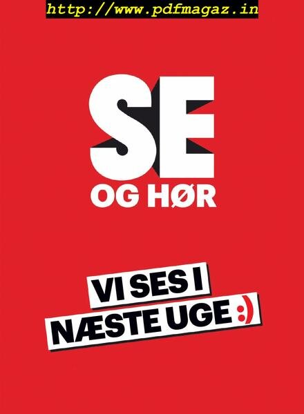 SE og HoR – 27 marts 2019 Cover