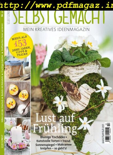 Selbst gemacht – Februar 2019 Cover