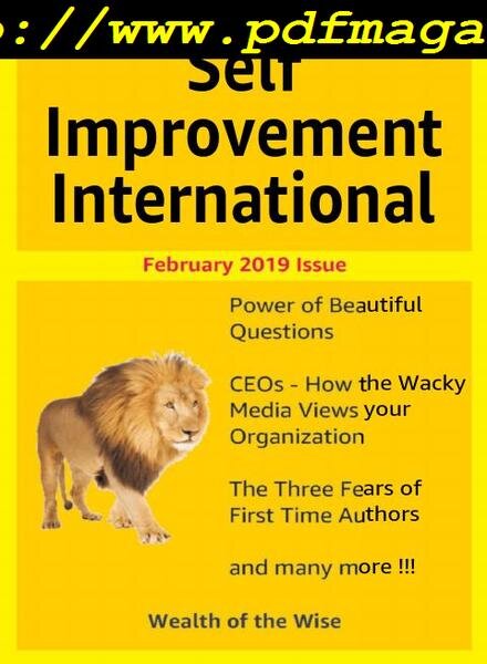 Self Improvement International – February 2019 Cover