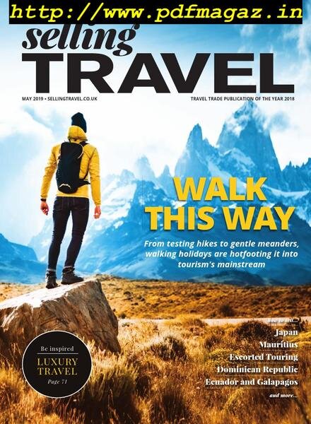 Selling Travel – May 2019 Cover