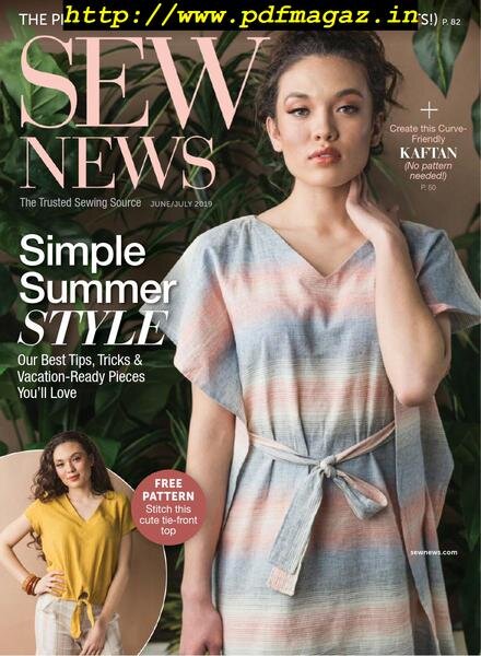 Sew News – June 2019 Cover