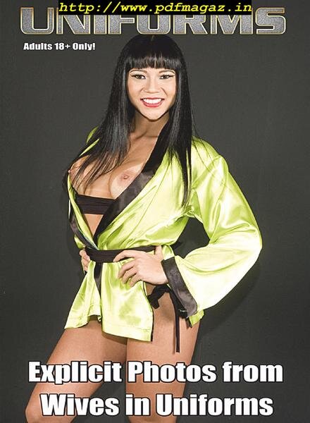 Sexy Uniform MILFs in Nylons Adult Photo Magazine – April 2019 Cover