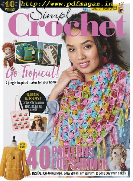 Simply Crochet – October 2019 Cover