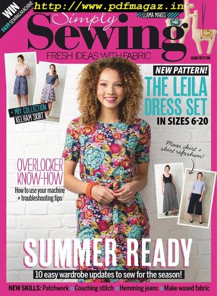 Simply Sewing – August 2019 Cover